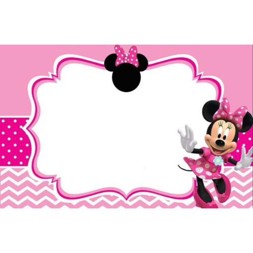 Picture of NAME TAG MINNIE MOUSE 88X55MM